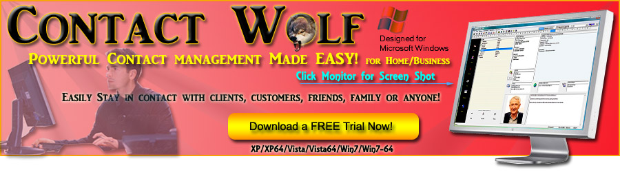 Contact Wolf Contact Management Software / Address Book Software Top Logo