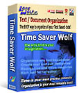 Time Saver Wolf Text Management / Document Organizer software box