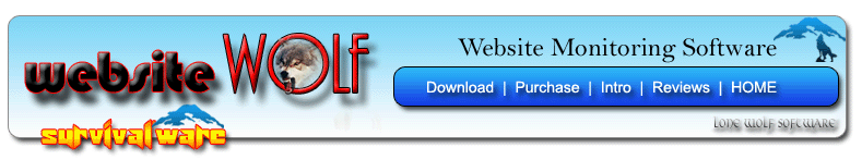 website Wolf website monitoring software top logo