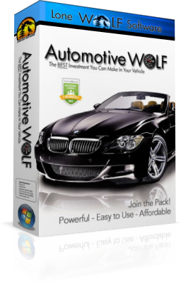 Car Maintenance Schedule Software Box