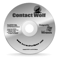 Contact Wolf Contact Management Software CDROM