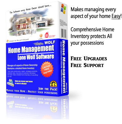 Home Management Inventory Software Product Box Image